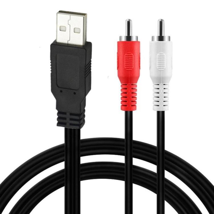 Cavo USB 2.0 maschio a 2 RCA maschio 1,5m