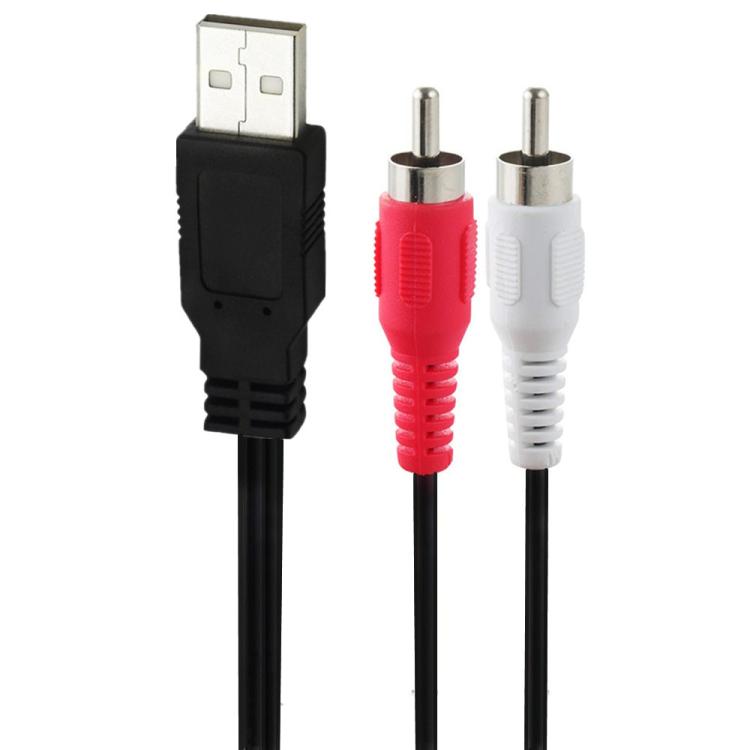 Cavo USB 2.0 maschio a 2 RCA maschio 1,5m