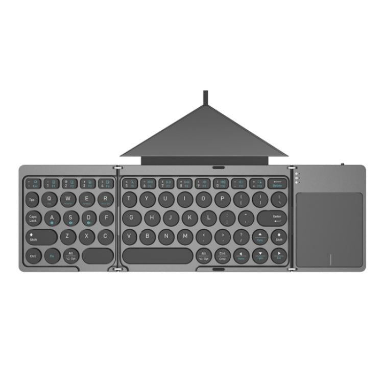 Tastiera Bluetooth pieghevole KF86 MAX con touchpad e custodia