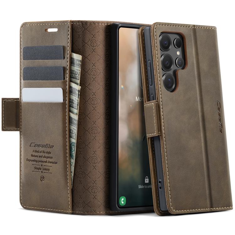 Custodia per telefono CaseMe 033 con fodera in pelle di vitello, inserti in microfibra e protezione RFID., For Samsung Galaxy A56 5G, For Samsung Galaxy A26, For Samsung Galaxy A36 5G, For Samsung Galaxy S25 Ultra 5G