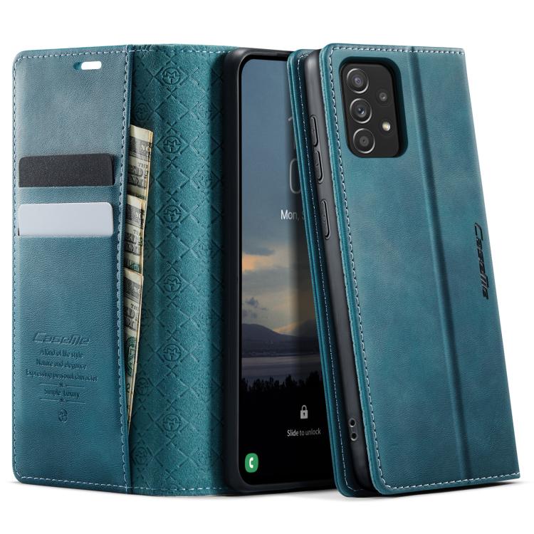 Custodia per telefono CaseMe 033 con fodera in pelle di vitello, inserti in microfibra e protezione RFID., For Samsung Galaxy A14, For Samsung Galaxy A13 / A04s, For Samsung Galaxy A52 / A52s 5G, For Samsung Galaxy A50s / A30s