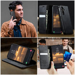 Custodia per telefono CaseMe 033 con fodera in pelle di vitello, inserti in microfibra e protezione RFID., For Samsung Galaxy A14, For Samsung Galaxy A13 / A04s, For Samsung Galaxy A52 / A52s 5G, For Samsung Galaxy A50s / A30s