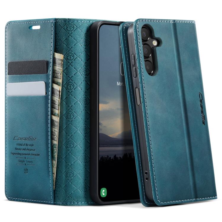 Custodia per telefono CaseMe 033 con fodera in pelle di vitello, inserti in microfibra e protezione RFID., For Samsung Galaxy A14, For Samsung Galaxy A13 / A04s, For Samsung Galaxy A52 / A52s 5G, For Samsung Galaxy A50s / A30s