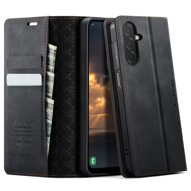 Custodia per telefono CaseMe 033 con fodera in pelle di vitello, inserti in microfibra e protezione RFID., For Samsung Galaxy A56 5G, For Samsung Galaxy A26, For Samsung Galaxy A36 5G, For Samsung Galaxy S25 Ultra 5G
