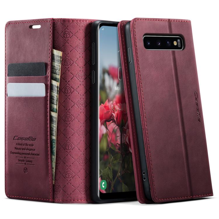 Custodia per telefono CaseMe 033 con fodera in pelle di vitello, inserti in microfibra e protezione RFID., For Samsung Galaxy S10, For Samsung Galaxy A17, For Samsung Galaxy S24 / S25 5G, For Samsung Galaxy S24+ / S25+ 5G