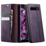 Custodia per telefono CaseMe 033 con fodera in pelle di vitello, inserti in microfibra e protezione RFID., For Samsung Galaxy S10, For Samsung Galaxy A17, For Samsung Galaxy S24 / S25 5G, For Samsung Galaxy S24+ / S25+ 5G