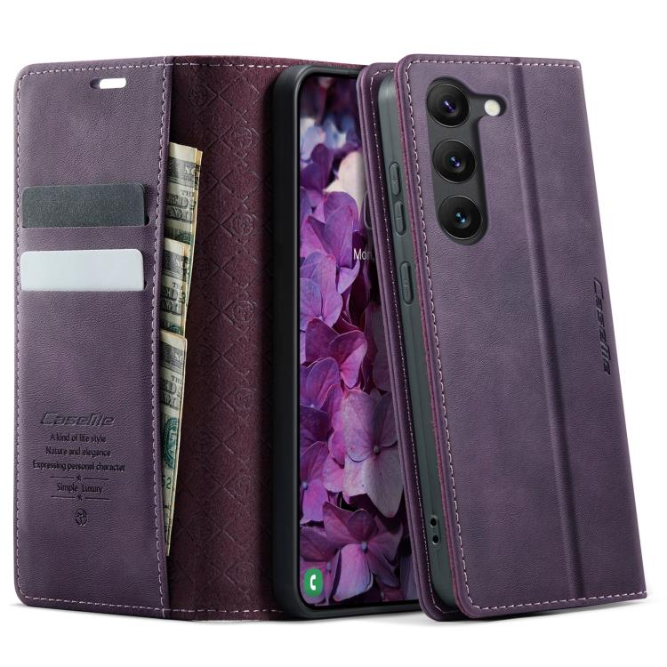 Custodia per telefono CaseMe 033 con fodera in pelle di vitello, inserti in microfibra e protezione RFID., For Samsung Galaxy S23 5G, For Samsung Galaxy A12 5G, For Samsung Galaxy S20 FE, For Samsung Galaxy A23 / M23