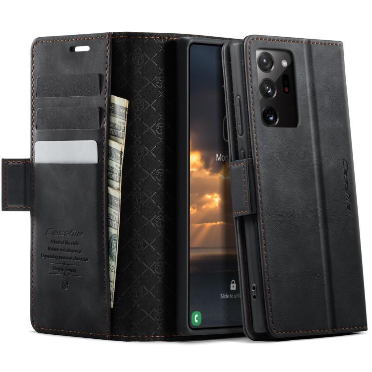 Custodia per telefono CaseMe 033 con fodera in pelle di vitello, inserti in microfibra e protezione RFID., For Samsung Galaxy S21 Ultra 5G, For Samsung Galaxy Note20 Ultra, For Samsung Galaxy S20 Ultra, For Samsung Galaxy S20