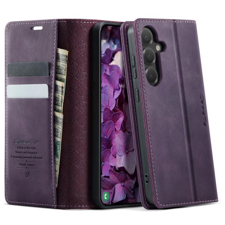 Custodia per telefono CaseMe 033 con fodera in pelle di vitello, inserti in microfibra e protezione RFID., For Galaxy S26 FE 5G, For Galaxy Z Flip8 5G, For Galaxy S26+ 5G, For Galaxy S26 Ultra 5G