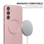 Custodia per telefono ENKAY MagSafe in TPU opaco con pellicola protettiva per obiettivo., For Samsung Galaxy S24 5G, For Samsung Galaxy A24, For Samsung Galaxy A34