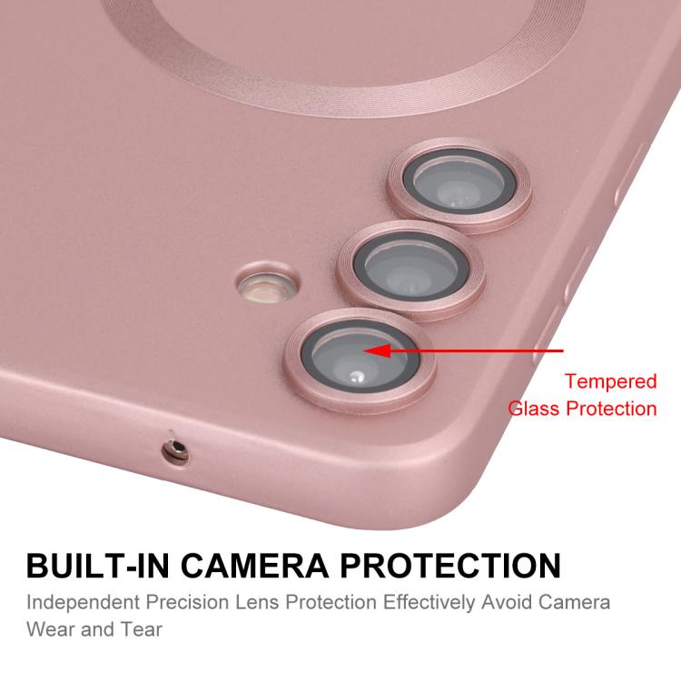 Custodia per telefono ENKAY MagSafe in TPU opaco con pellicola protettiva per obiettivo., For Samsung Galaxy S24 5G, For Samsung Galaxy A24, For Samsung Galaxy A34