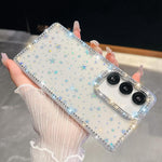 Custodia per telefono anti-caduta in TPU con strass glitterati a 4 angoli., For Samsung Galaxy A07 5G, For Samsung Galaxy A17 5G, For Samsung Galaxy A56 5G, For Samsung Galaxy A26 5G