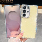 Custodia per telefono anti-caduta in TPU con strass glitterati a 4 angoli., For Samsung Galaxy A07 5G, For Samsung Galaxy A17 5G, For Samsung Galaxy A56 5G, For Samsung Galaxy A26 5G