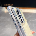 Custodia per telefono anti-caduta in TPU con strass glitterati a 4 angoli., For Samsung Galaxy S23 Ultra 5G