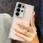 Anello di supporto in TPU con strass glitterati e custodia anti-caduta per telefono, For Samsung Galaxy A17 5G, For Samsung Galaxy A56 5G, For Samsung Galaxy A26 5G, For Samsung Galaxy A36 5G
