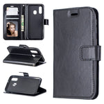 Custodia in pelle Galaxy A20e con supporto e slot carte