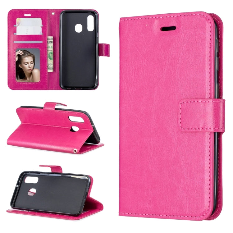 Custodia in pelle Galaxy A20e con supporto e slot carte