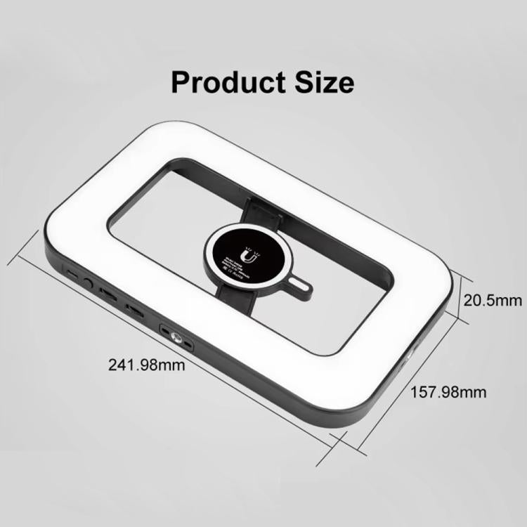 S4 RGB per live streaming/fotografia, luce video magnetica per telefono, luce di riempimento a colori.