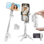 Supporto per telefono estensibile Jmary MT-18 con controllo wireless, mini selfie stick e treppiede., MT-18 (White), MT-18 (Black)