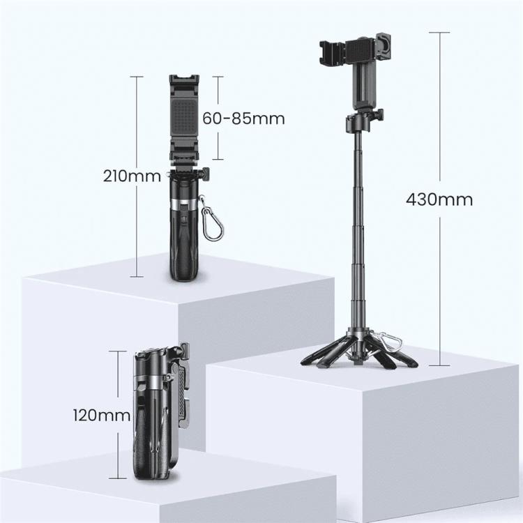 Supporto per telefono estensibile Jmary MT-18 con controllo wireless, mini selfie stick e treppiede., MT-18 (White), MT-18 (Black)