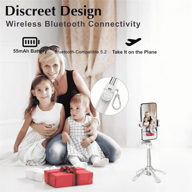 Supporto per telefono estensibile Jmary MT-18 con controllo wireless, mini selfie stick e treppiede., MT-18 (White), MT-18 (Black)