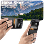 Custodia per telefono Suteni G3 Oil Wax con rotazione a 360° per Galaxy Z Flip5