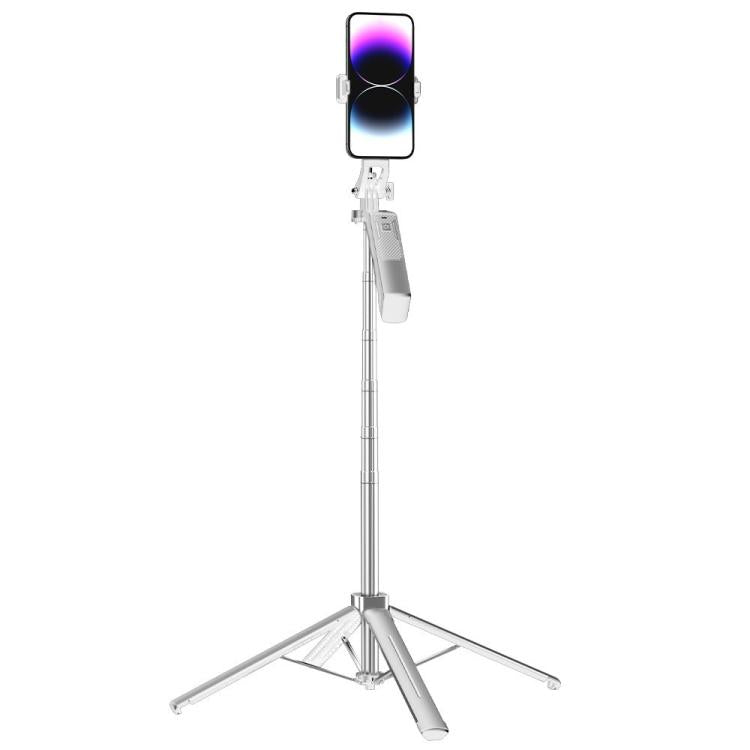 P18 Asta per selfie portatile da viaggio con gimbal retrattile anti-vibrazione e supporto per telefono, P18
