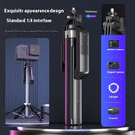 P18 Asta per selfie portatile da viaggio con gimbal retrattile anti-vibrazione e supporto per telefono, P18