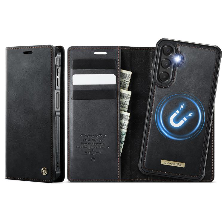 Custodia per telefono CaseMe C49 con portafoglio in pelle, magnetica, con blocco RFID e removibile., For Samsung Galaxy S24+ / S25+, For Samsung Galaxy A14 5G / M44, For Samsung Galaxy A55 / A35 5G, For Samsung Galaxy A13 / A04s
