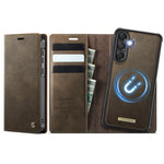 Custodia per telefono CaseMe C49 con portafoglio in pelle, magnetica, con blocco RFID e removibile., For Samsung Galaxy S24+ / S25+, For Samsung Galaxy A14 5G / M44, For Samsung Galaxy A55 / A35 5G, For Samsung Galaxy A13 / A04s