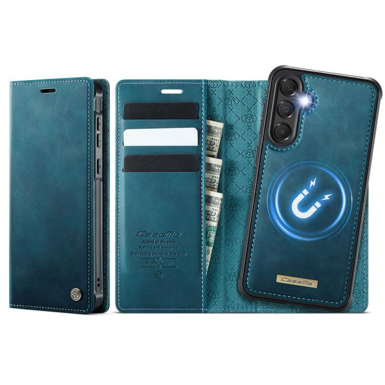 Custodia per telefono CaseMe C49 con portafoglio in pelle, magnetica, con blocco RFID e removibile., For Samsung Galaxy S24+ / S25+, For Samsung Galaxy A14 5G / M44, For Samsung Galaxy A55 / A35 5G, For Samsung Galaxy A13 / A04s