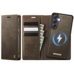 Custodia per telefono CaseMe C49 con portafoglio in pelle, magnetica, con blocco RFID e removibile., For Samsung Galaxy S24+ / S25+, For Samsung Galaxy A14 5G / M44, For Samsung Galaxy A55 / A35 5G, For Samsung Galaxy A13 / A04s