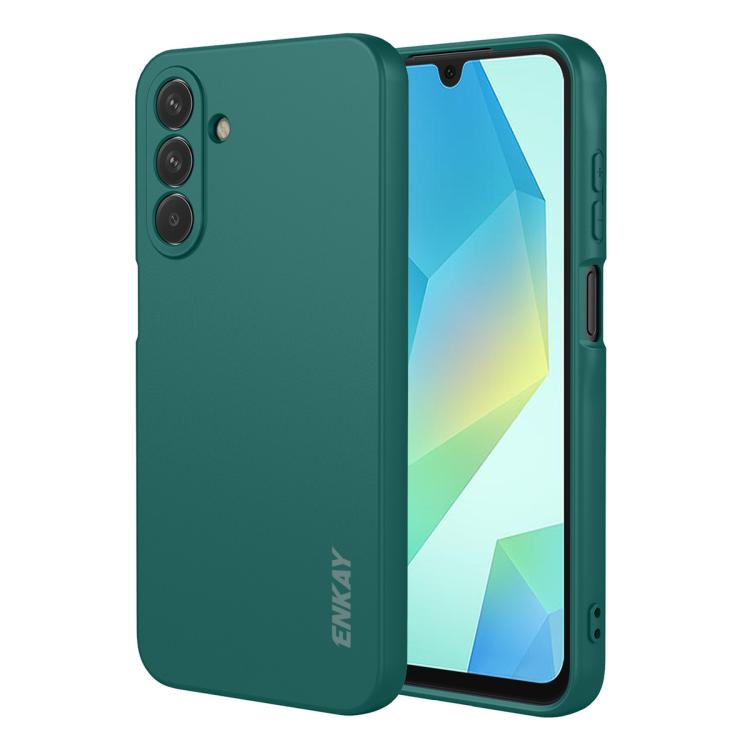 Custodia per telefono ENKAY in silicone liquido morbido e antiurto., For Galaxy A25 5G