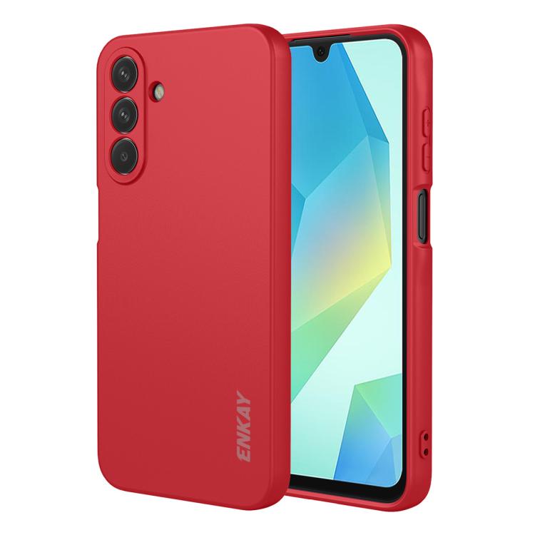 Custodia per telefono ENKAY in silicone liquido morbido e antiurto., For Galaxy A25 5G