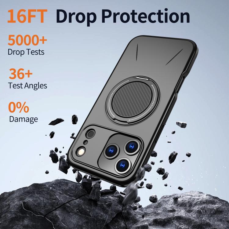 Custodia per PC/telefono Kalebol con supporto magnetico girevole MagSafe., For iPhone 17 Pro, For iPhone 17, For iPhone Air