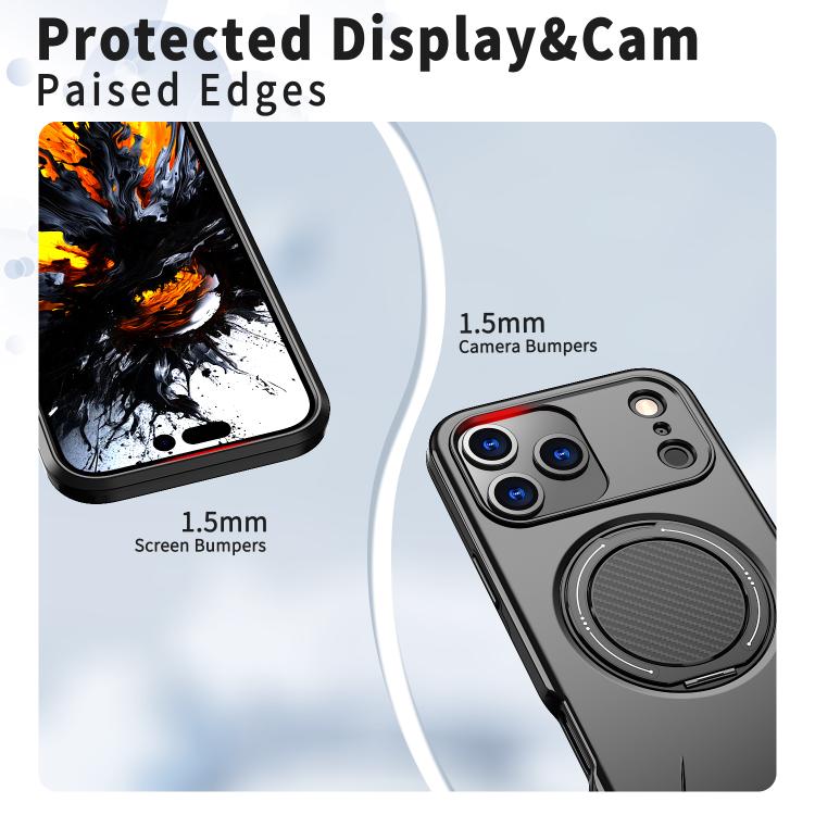 Custodia per PC/telefono Kalebol con supporto magnetico girevole MagSafe., For iPhone 17 Pro, For iPhone 17, For iPhone Air
