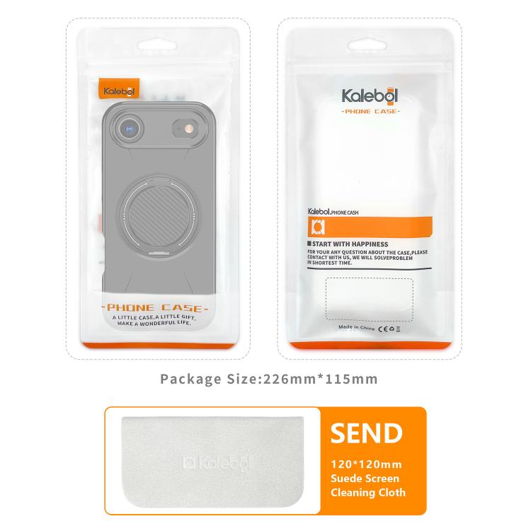 Custodia per PC/telefono Kalebol con supporto magnetico girevole MagSafe., For iPhone 18 Pro, For iPhone 18 Pro Max, For iPhone 17 Pro Max