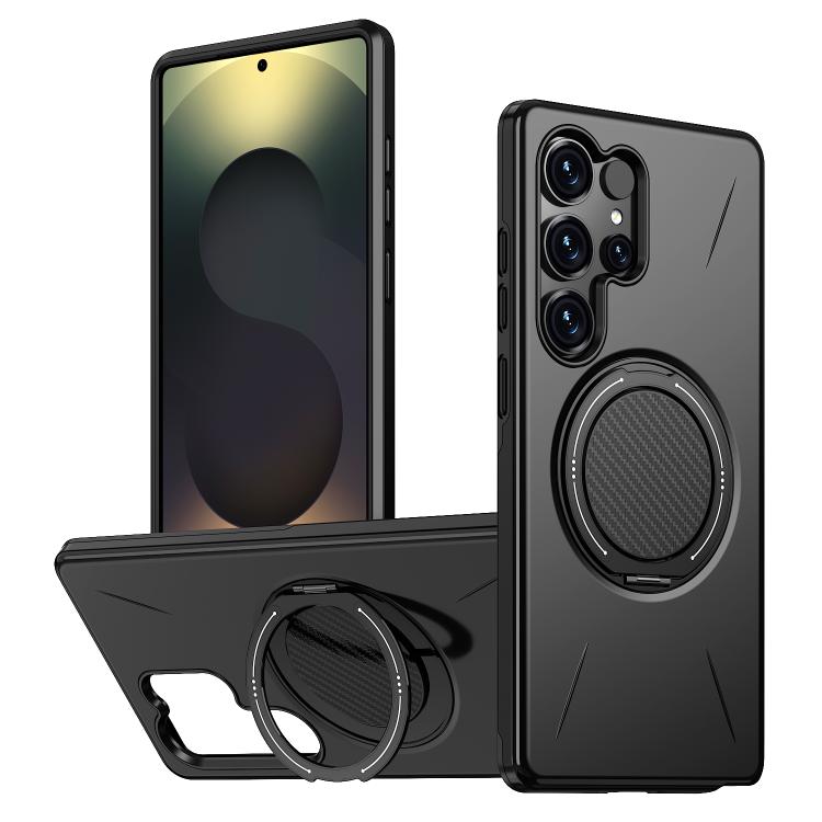 Custodia Kalebol con supporto magnetico girevole per Galaxy S25, S25+ e S25