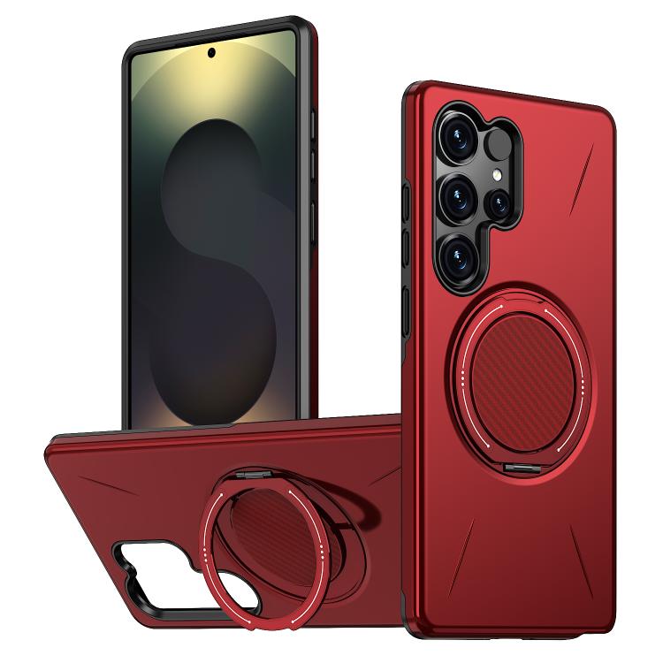 Custodia Kalebol con supporto magnetico girevole per Galaxy S25, S25+ e S25