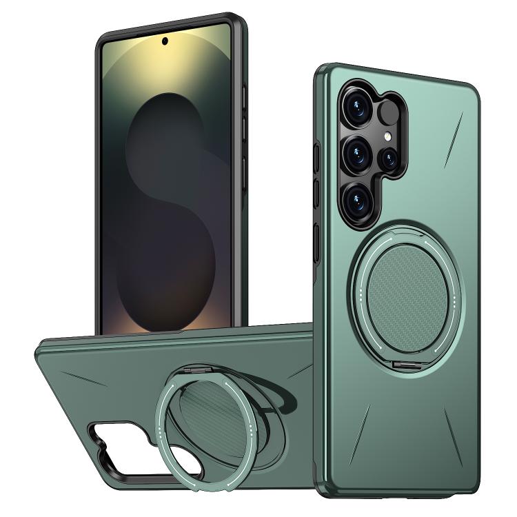 Custodia Kalebol con supporto magnetico girevole per Galaxy S25, S25+ e S25