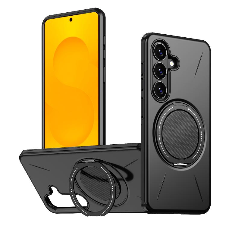 Custodia PC con supporto magnetico girevole per Galaxy S26 Ultra, S26 e A57 5G