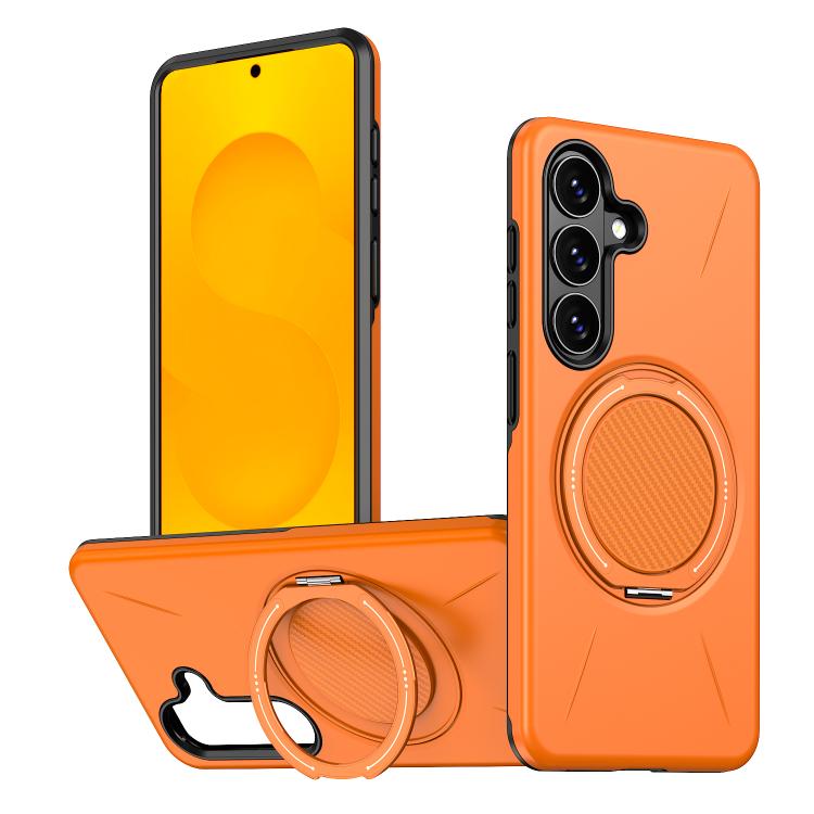 Custodia PC con supporto magnetico girevole per Galaxy S26 Ultra, S26 e A57 5G