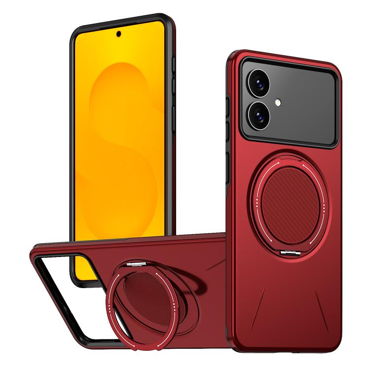 Custodia con supporto magnetico girevole per Galaxy Z Flip8, S26+ e S26 Edge 5G
