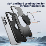 Custodia per PC con supporto magnetico girevole MagSafe per Galaxy A37 5G, A27