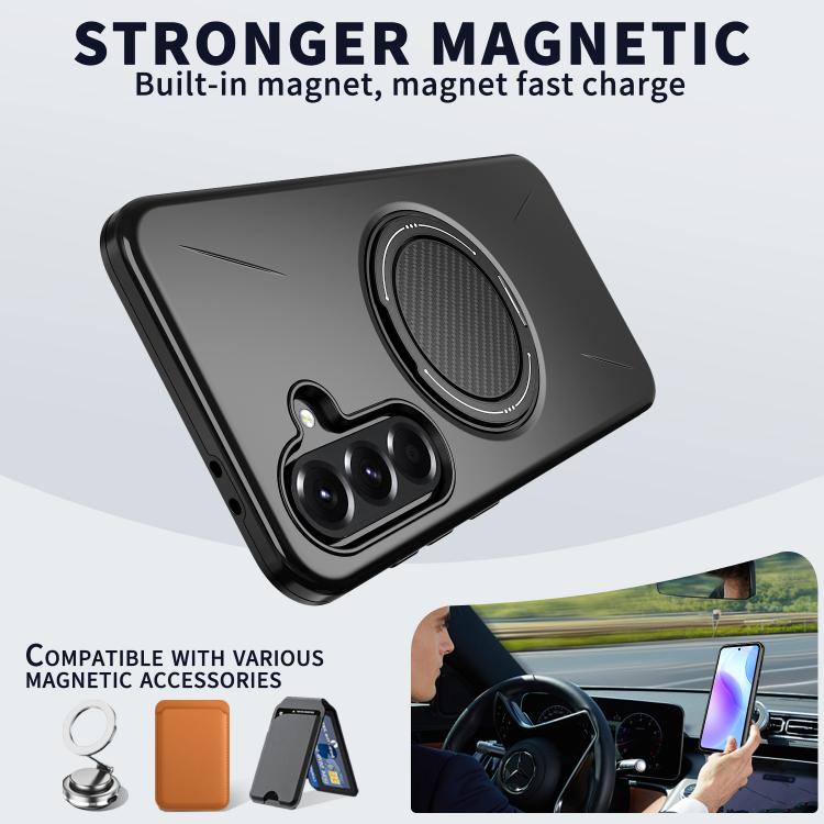 Custodia per Galaxy A16 4G/5G con supporto magnetico girevole MagSafe