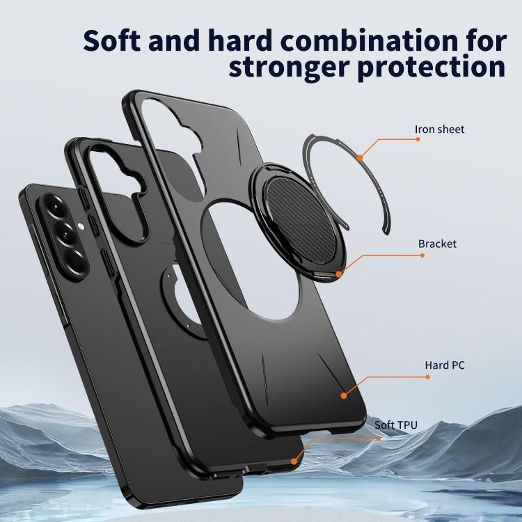 Custodia per Galaxy A16 4G/5G con supporto magnetico girevole MagSafe