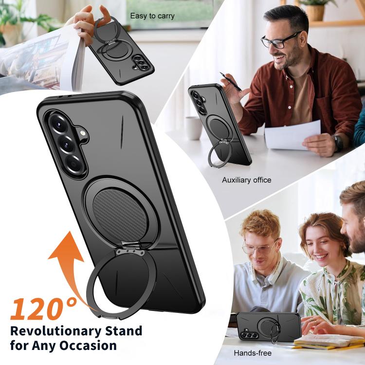Custodia per Galaxy A16 4G/5G con supporto magnetico girevole MagSafe