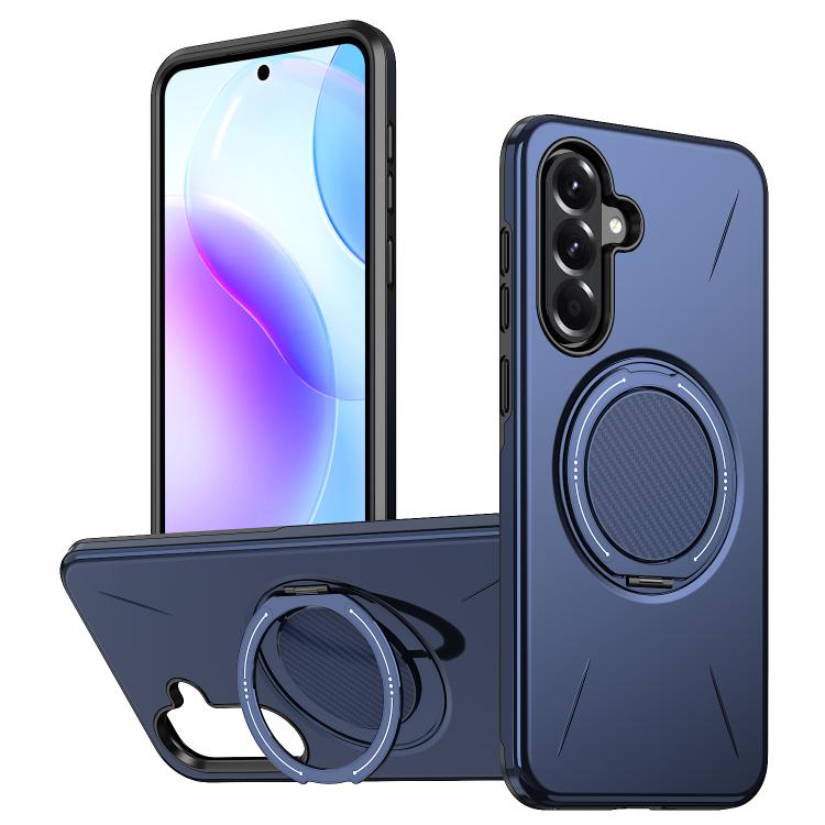 Custodia per PC con supporto magnetico girevole MagSafe per Galaxy A56, A26 e