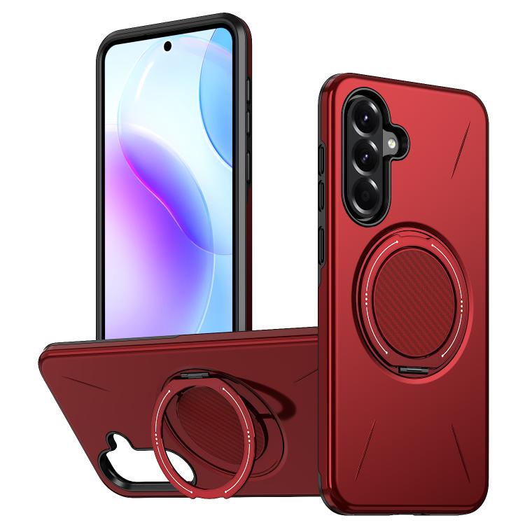 Custodia per PC con supporto magnetico girevole MagSafe per Galaxy A56, A26 e