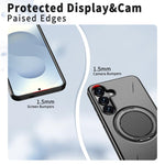 Custodia Kalebol con supporto magnetico girevole per Galaxy S25, S25+ e S25